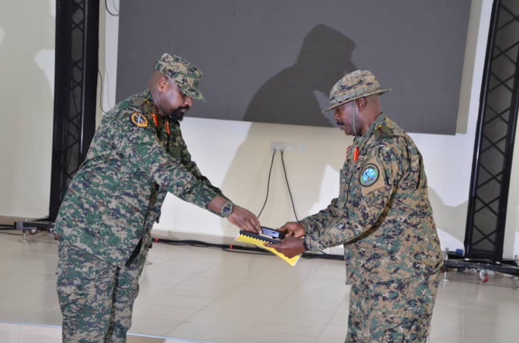 Gen Muhoozi Hands Over To Lt Gen Kayanja Muhanga – UPDF