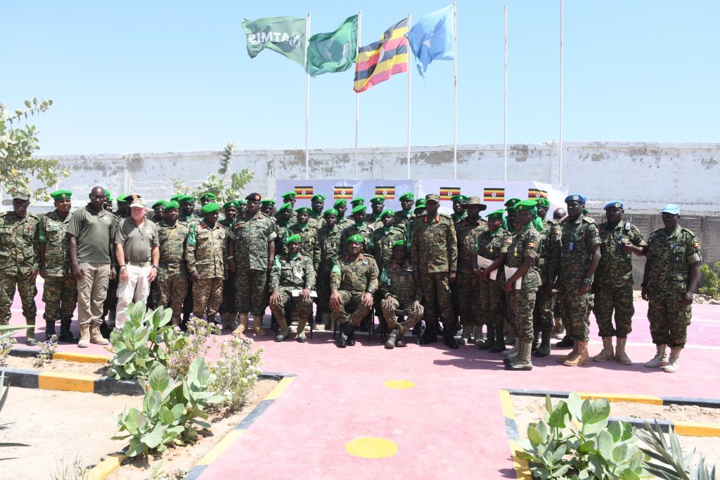 ATMIS Honours UPDF Battlegroup 39 For Exceptional Service In Somalia - UPDF